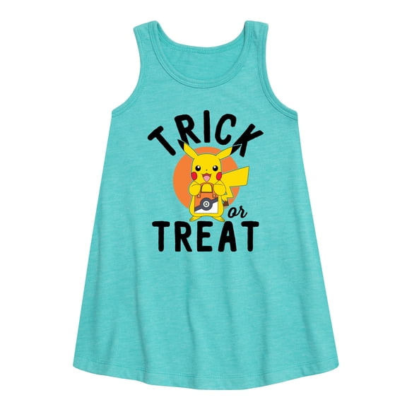 Pokémon - Trick Or Treat - Youth Girls A-line Dress