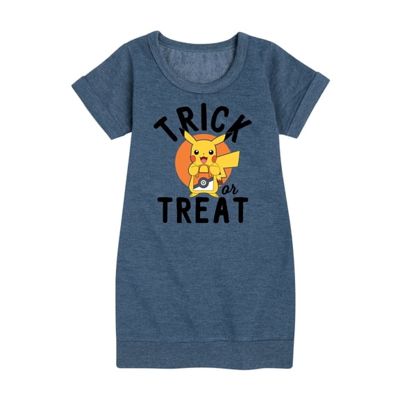Pokémon - Trick Or Treat - Youth Girls Fleece Dress