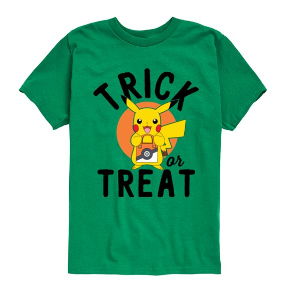 Pokémon - Trick Or Treat - Youth Short Sleeve Graphic T-Shirt