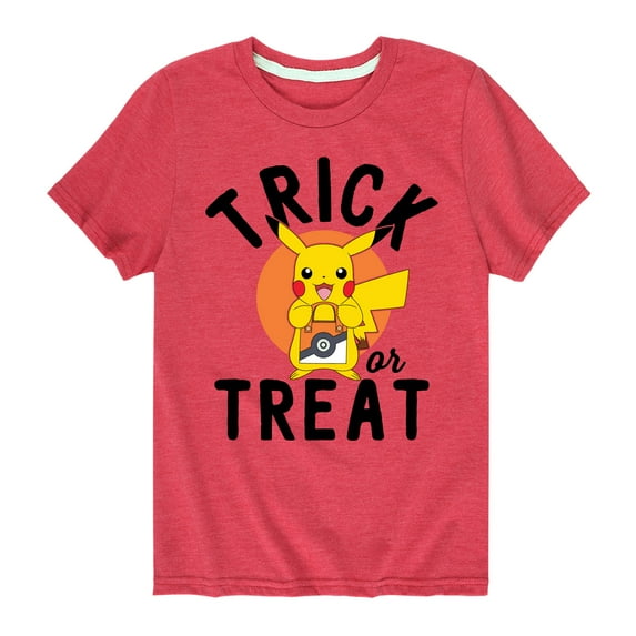 Pokémon - Trick Or Treat - Youth Short Sleeve Graphic T-Shirt