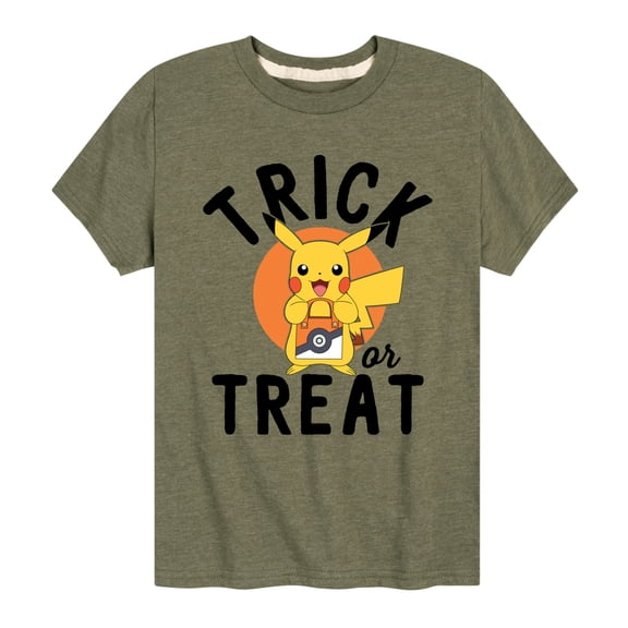 Pokémon - Trick Or Treat - Youth Short Sleeve Graphic T-Shirt