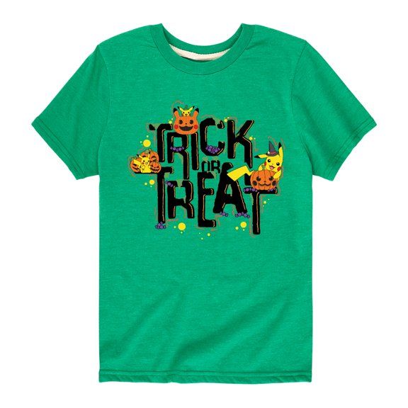 Pokémon - Trick or Treat - Youth Short Sleeve Graphic T-Shirt