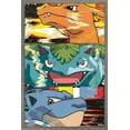 thumbnail image 1 of Pokémon - Trio Distortion Wall Poster, 22.375" x 34", Framed, 1 of 3