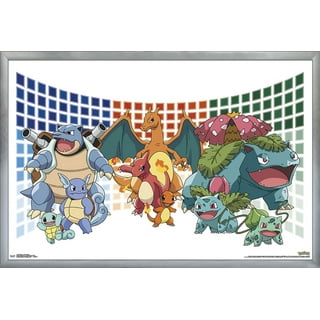 Pokémon - Alola Legendary Wall Poster, 22.375 x 34, Framed 