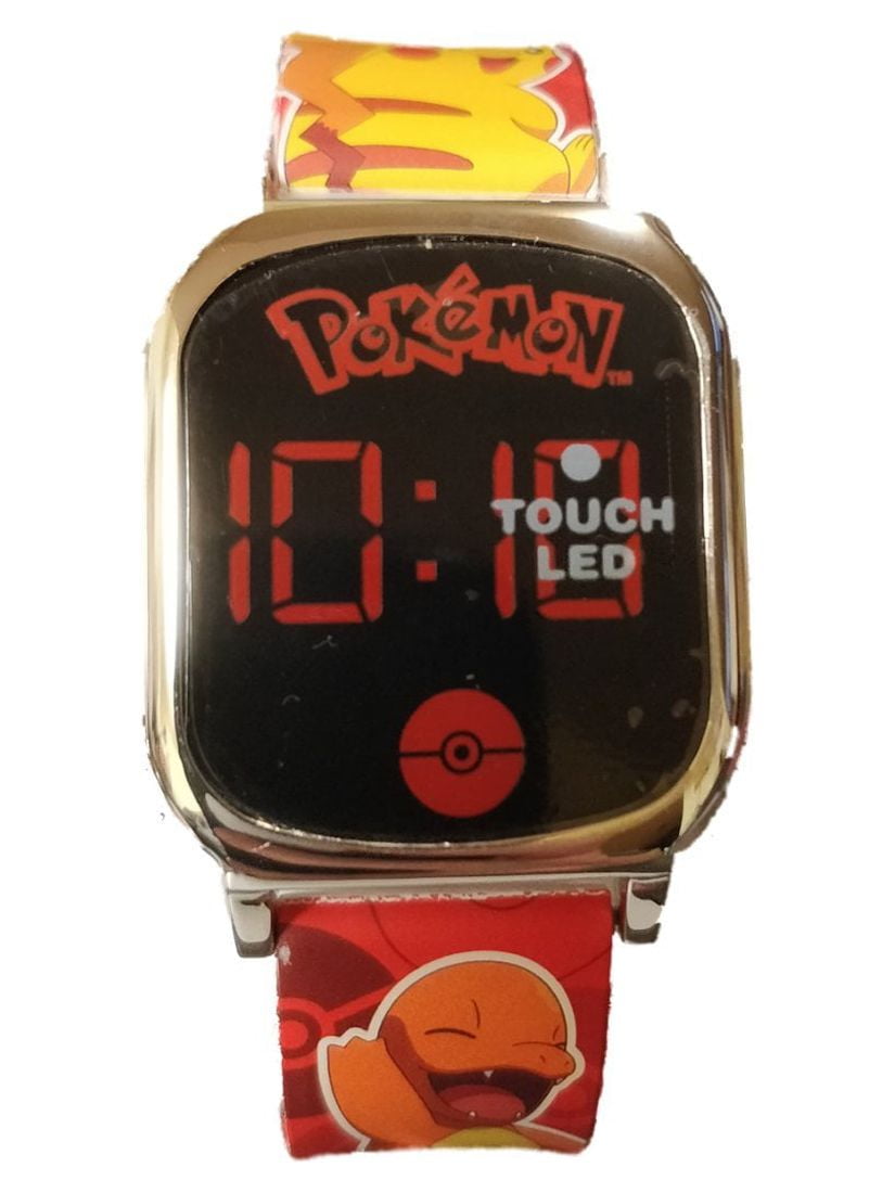 Pokemon Pikachu Watch Kids Boys Digital Wristwatch Flashing Lights Reloj  Gift