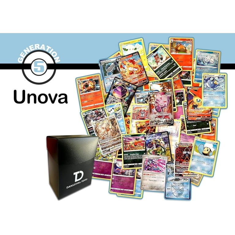 Unova Generation 5 TCG Random Assortment Bundle || Guaranteed Ultra Rare +  20 Random Cards + Dan123yal Deck Box || Pokmon Card Bundle - Walmart.com
