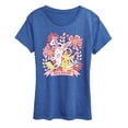 thumbnail image 1 of Pokémon - Valentine Florals Pikachu Sylveon - Women's Short Sleeve Graphic T-Shirt, 1 of 4