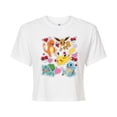 thumbnail image 1 of Pokémon - Valentine's Day Heart Sticker - Juniors Cropped Graphic T-Shirt, 1 of 4