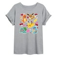 thumbnail image 1 of Pokémon - Valentine's Day Heart Sticker - Women's Oversized Graphic T-Shirt, 1 of 4