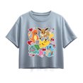 thumbnail image 1 of Pokémon - Vday Sticker Pokémon  - Youth Girl Short Sleeve Boxy Tee, 1 of 4