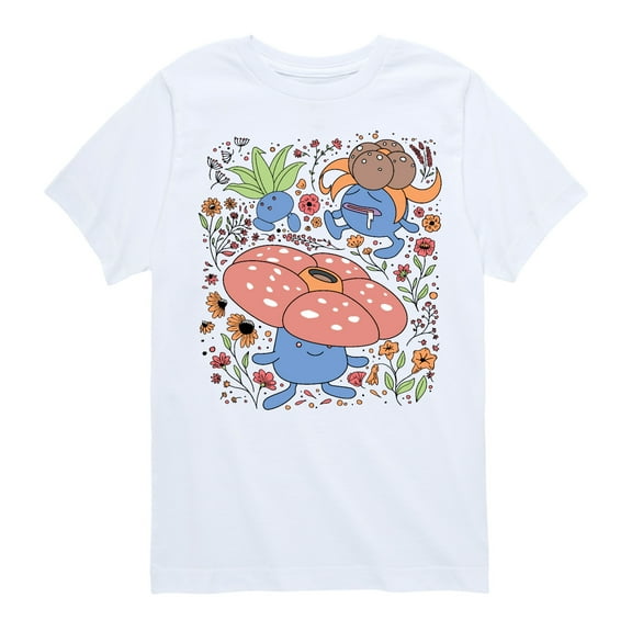 Pokémon - Vileplum Family - Boys Youth Short Sleeve T-Shirt