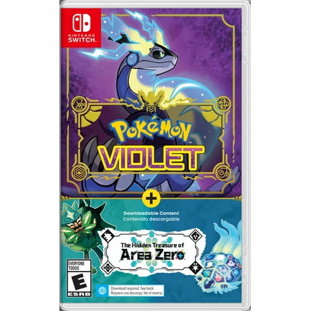 Pokémon Violet + The Hidden Treasure of Area Zero Bundle (Game+DLC) - Nintendo Switch, Nintendo Switch – OLED Model, Nintendo Switch Lite