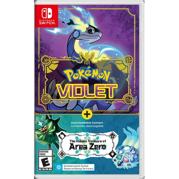 Pokmon Violet + The Hidden Treasure of Area Zero Bundle (Game+DLC) - Nintendo Switch U.S. Edition