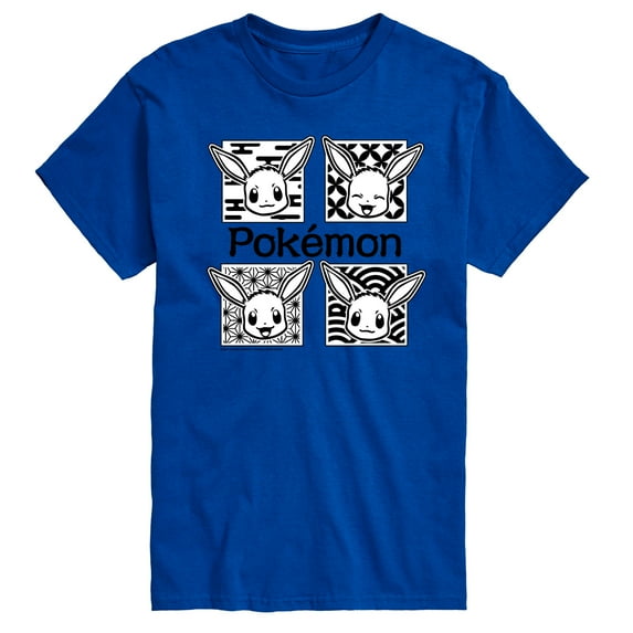 Pokémon - Wagara Eevee Grid - Men's Short Sleeve Graphic T-Shirt