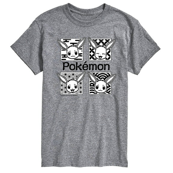 Pokémon - Wagara Eevee Grid - Men's Short Sleeve Graphic T-Shirt