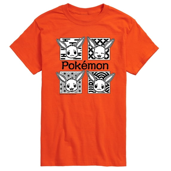 Pokémon - Wagara Eevee Grid - Men's Short Sleeve Graphic T-Shirt