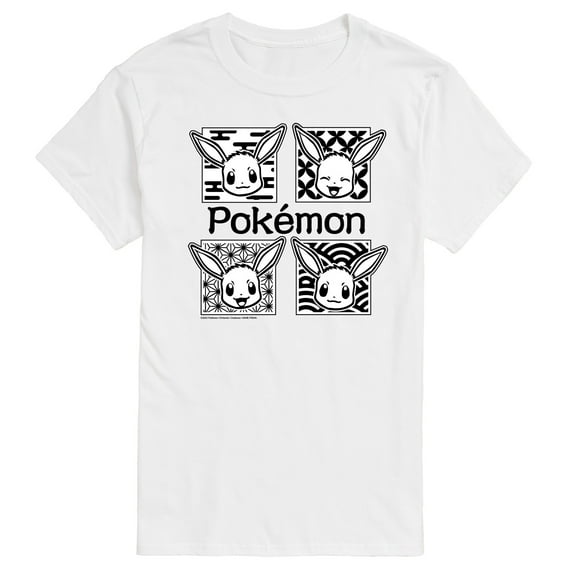 Pokémon - Wagara Eevee Grid - Men's Short Sleeve Graphic T-Shirt