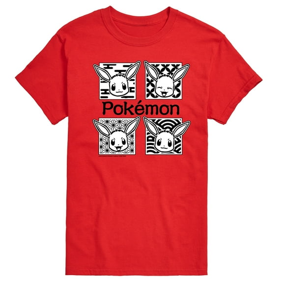 Pokémon - Wagara Eevee Grid - Men's Short Sleeve Graphic T-Shirt
