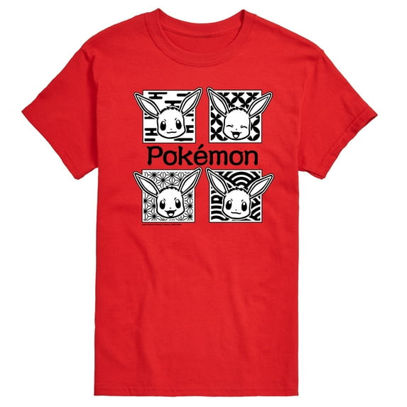 Pokémon - Wagara Eevee Grid - Men's Short Sleeve Graphic T-Shirt