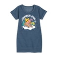 thumbnail image 1 of Pokémon - Winter Fun - Youth Girls Fleece Dress, 1 of 5
