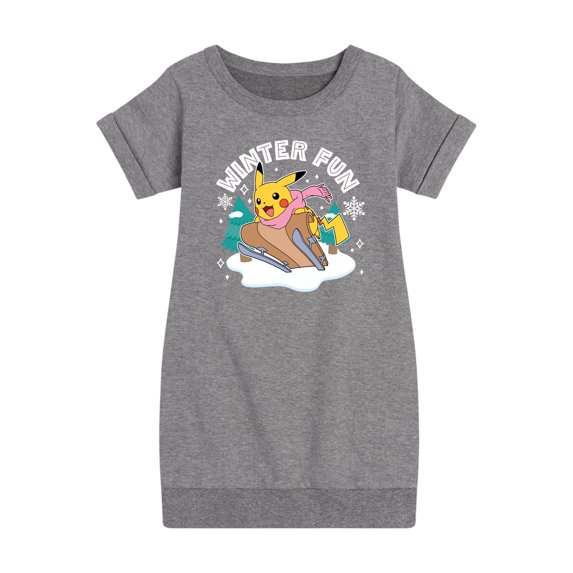 Pokémon - Winter Fun - Youth Girls Fleece Dress