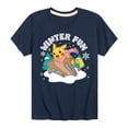 thumbnail image 1 of Pokémon - Winter Fun - Youth Short Sleeve Graphic T-Shirt, 1 of 5