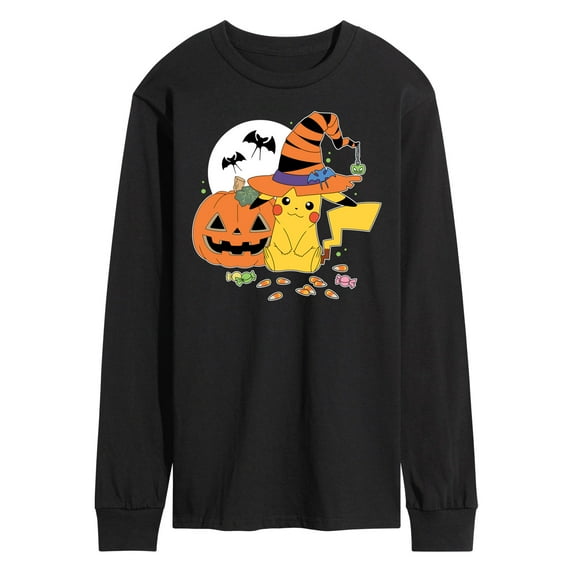 Pokémon - Witch Pikachu With Candy - Men's Long Sleeve T-Shirt