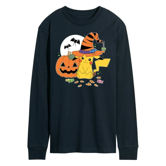 Pokémon - Witch Pikachu With Candy - Men's Long Sleeve T-Shirt