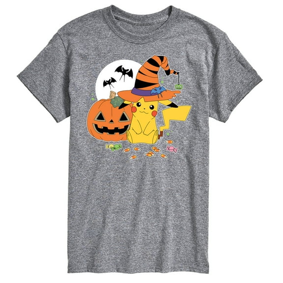 Pokémon - Witch Pikachu With Candy - Men's Short Sleeve Graphic T-Shirt