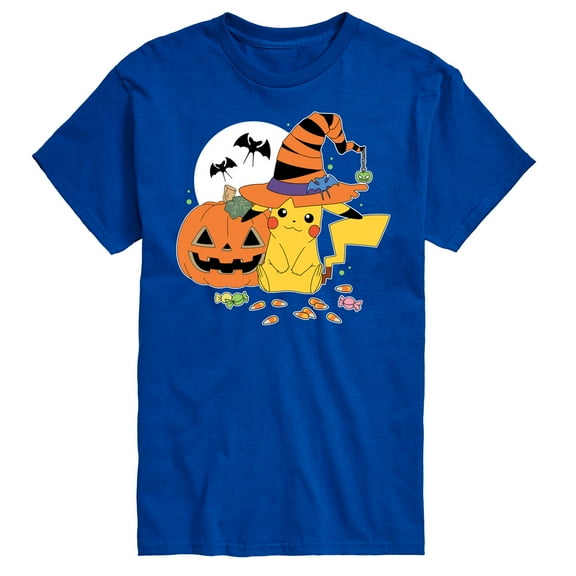 Pokémon - Witch Pikachu With Candy - Men's Short Sleeve Graphic T-Shirt