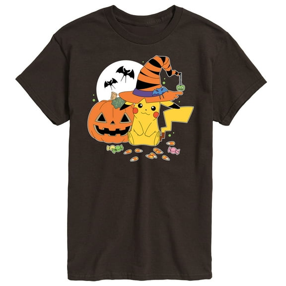 Pokémon - Witch Pikachu With Candy - Men's Short Sleeve Graphic T-Shirt