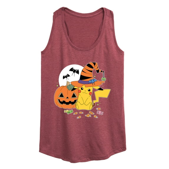 Pokémon - Witch Pikachu With Candy - Women's Racerback Tank Top