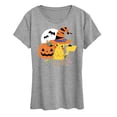 thumbnail image 1 of Pokémon  - Witch Pikachu With Candy - Women's Short Sleeve Graphic T-Shirt, 1 of 5