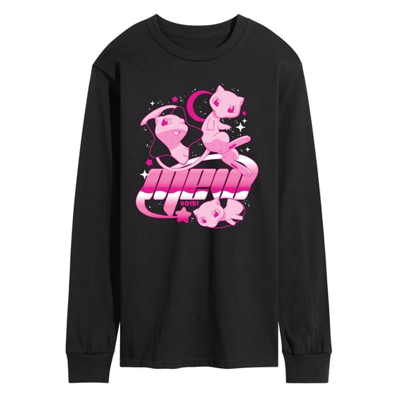 Pokémon - Y2k Mew Men's Long Sleeve Graphic T-Shirt