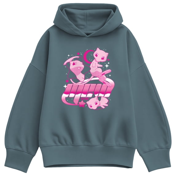 Pokémon - Y2k Mew - Women's Oversized Fleece Hoodie Sweatshirt