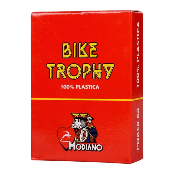 Pok3r Stuff India Bike Trophy Casino Plastic Playing Cards Red Colour For Adult - Playing Cards Are Highly Durable & Long - Lasting | With Much Better Look | Use For Party & Game, Playing Cards
