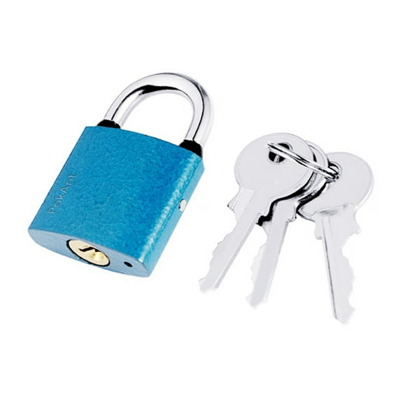 PokAnt Metal locks, 2pcs Solid Brass Padlock with Key, Small Pad Lock with Key