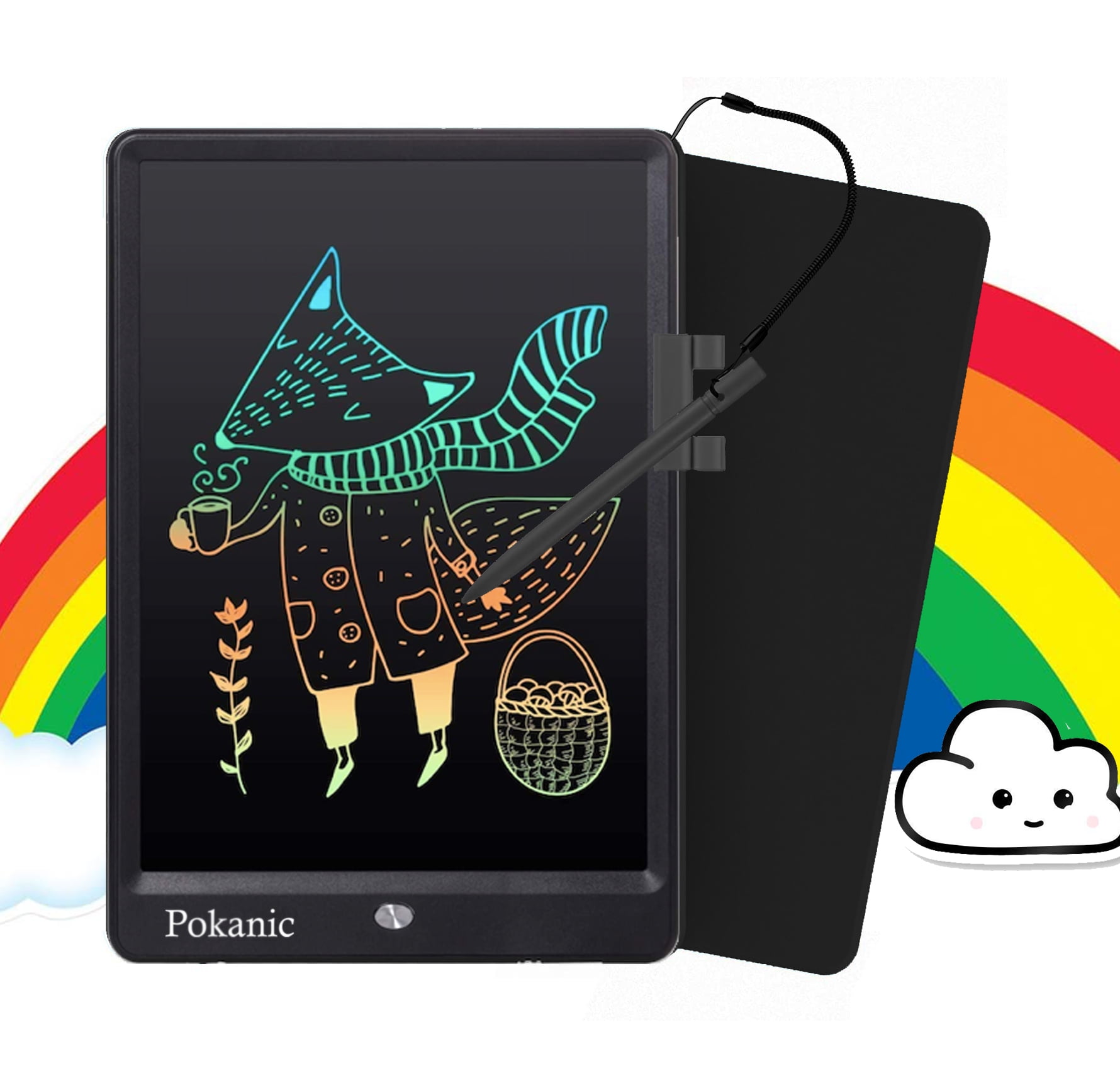 Magic Magnetic Writing Drawing Slate Board Pad Colour Doodle