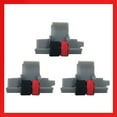 thumbnail image 1 of Pokanic IR-40T, IR40T Black and Red Ink Roller x 3 Pack Ribbon Cartridge Replacement Compatible with Canon P23-DH V, Casio HR-100TM, HR-150TM, Sharp EL-1750V, EL-1801V, Citizen Calculator (3 Pack), 1 of 5