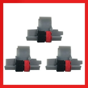 Pokanic IR-40T, IR40T Black and Red Ink Roller x 3 Pack Ribbon Cartridge Replacement Compatible with Canon P23-DH V, Casio HR-100TM, HR-150TM, Sharp EL-1750V, EL-1801V, Citizen Calculator (3 Pack)