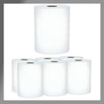 thumbnail image 1 of Pokanic Eco-Friendly Hand Towels, 6 Rolls, White, 8 Inch x 350 Ft, 1-Ply, Sustainable, 100% Recycled Fiber, 1 of 11