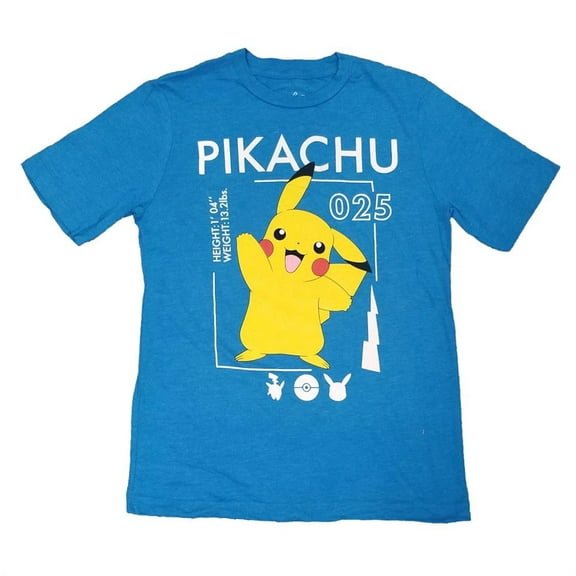 Poke-24 Pokémon Go Pikachu Officially Licensed Children Kid Poke Short Sleeve T-shirt S