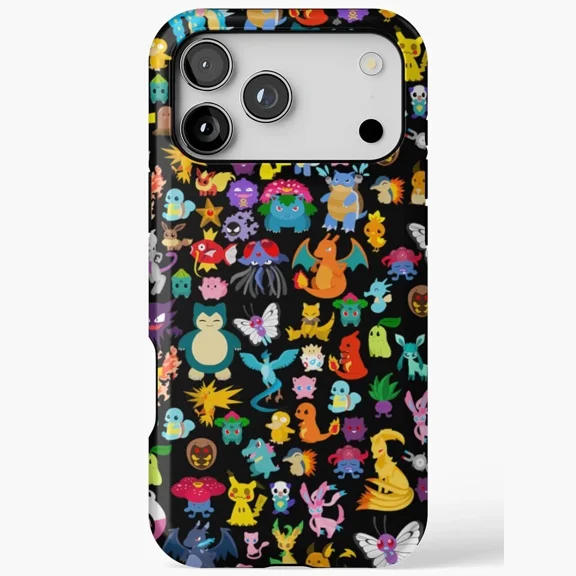 Poke Collection Gamer Fan Anime Art H1828 iPhone 11 12 13 14 15 16 17 Pro Max Phone Cover