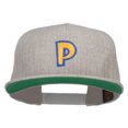 thumbnail image 1 of Poke Monster P Embroidered Snapback Cap - Heather OSFM, 1 of 5