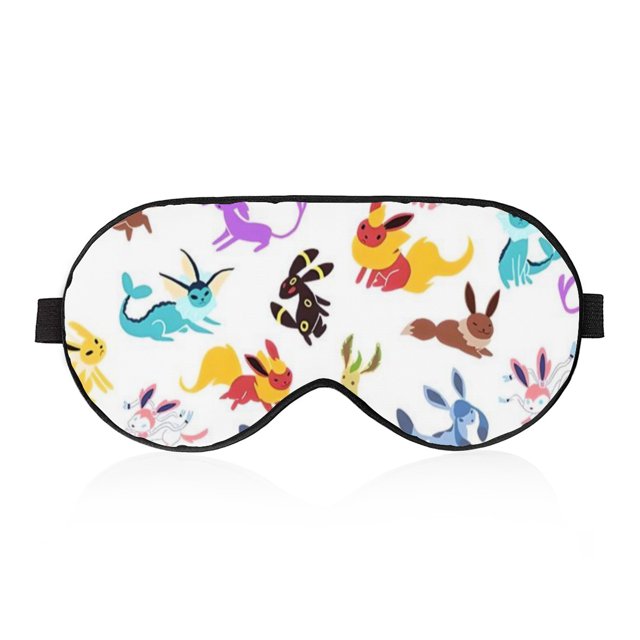 Poke×mon Anime Eye Mask Sleeping Mask With Adjustable Straps