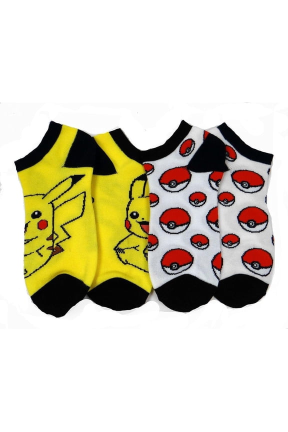 Pokeball Pikachu Ankle Socks 2-Pack