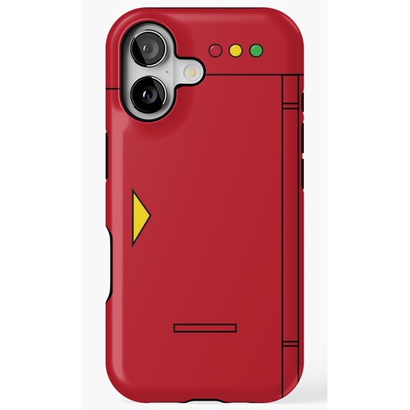 Pokedex Video Game Retro Handheld Console Art Phone Case for iPhone 11 12 13 14 15 16 17 Pro Max