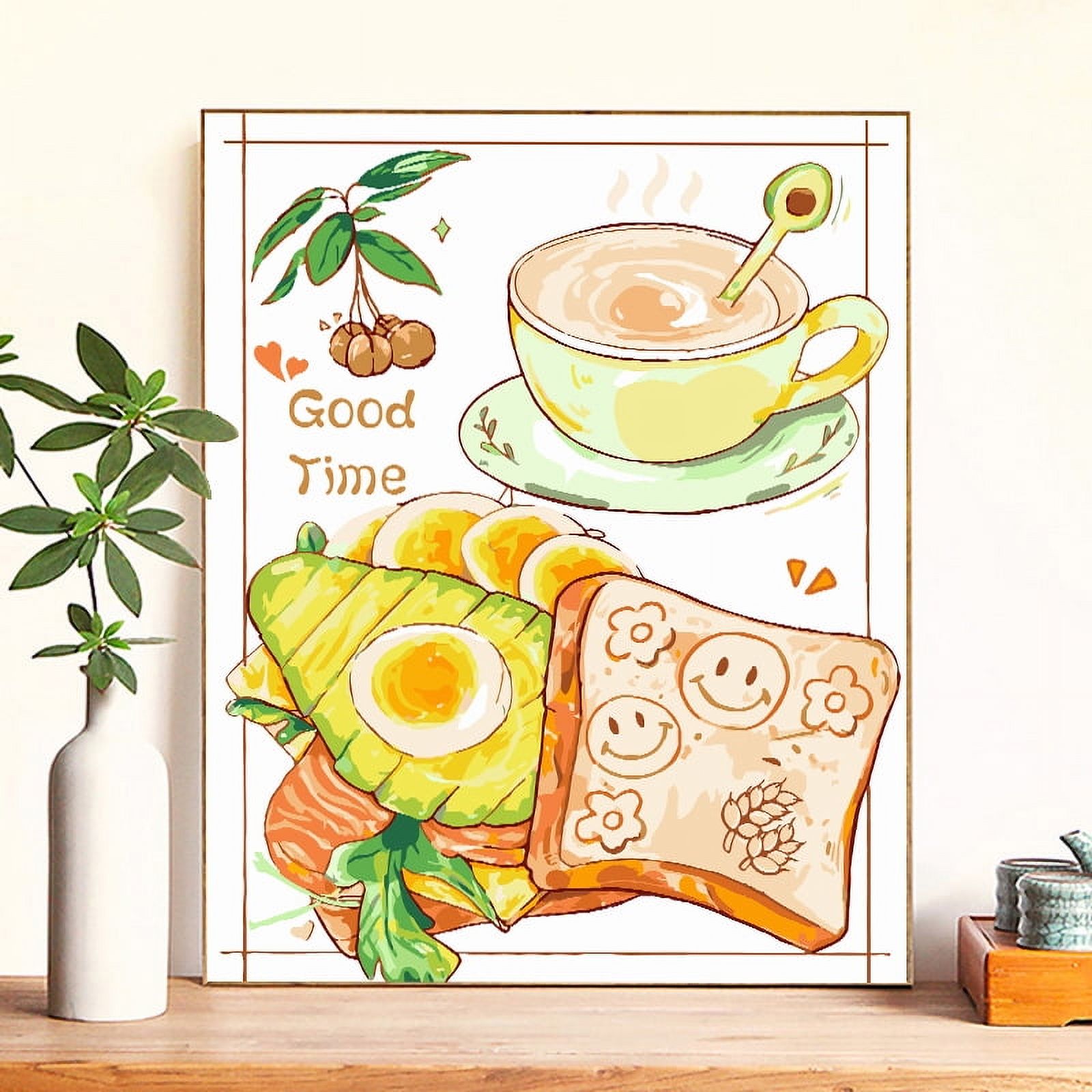 Pokemon Oil Painting DIY Painting Children and Adults Use The Living