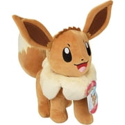 Pokemon 12" Large Eevee Plush - Officially Licensed - Let's Go Starter Figure - Authentic Soft 12-inch Stuffed Animal Toy - Gift for Kids, Boys, Girls - 2+