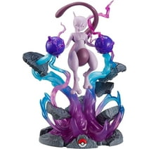 Pokemon 13" Large Mewtwo Deluxe Collector Statue Figure - LED Light Effects - Officially Licensed - Authentic Collectible Pokemon Figure Gift for Kids and Adults - Ages 8+